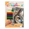 CPN19 | Colour Pencil by numbers™ 13pc 8.75" x 11.75" Sepia Owl Project